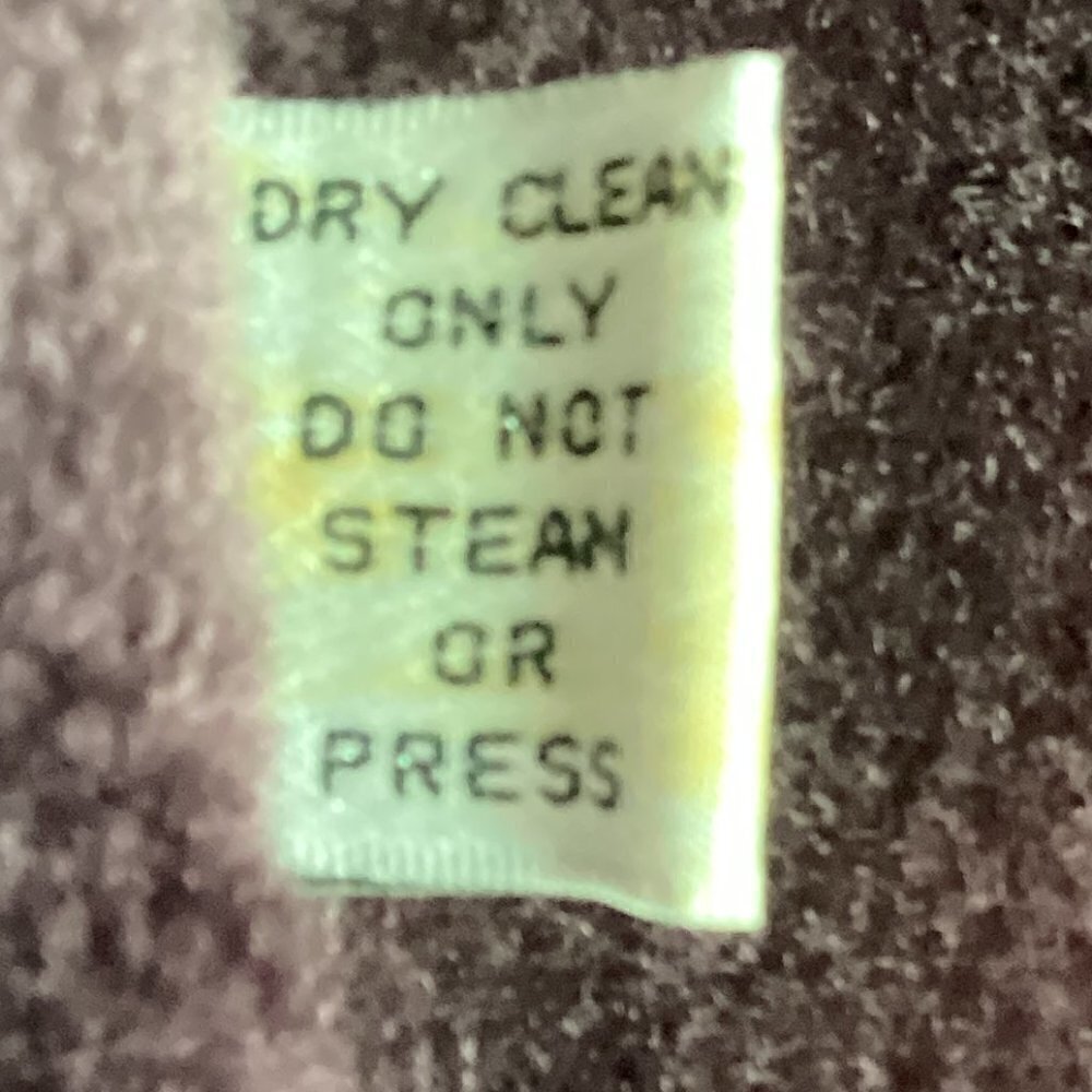 VTG 80s London Towne Trench Coat Zip Out Plush Lining Sz 8 Mauve 171F - Picture 12 of 13